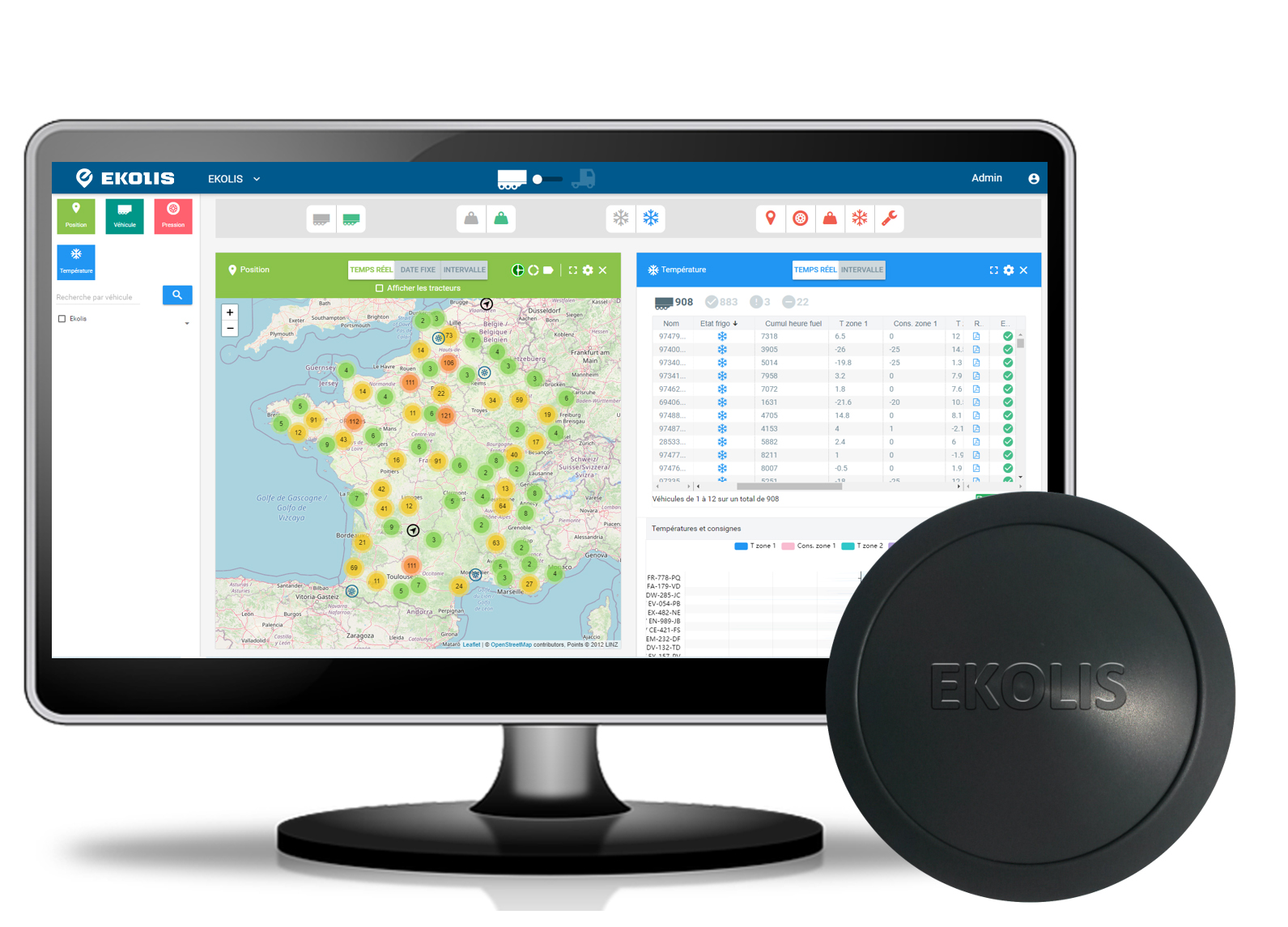 screenshot of Ekolis Manager